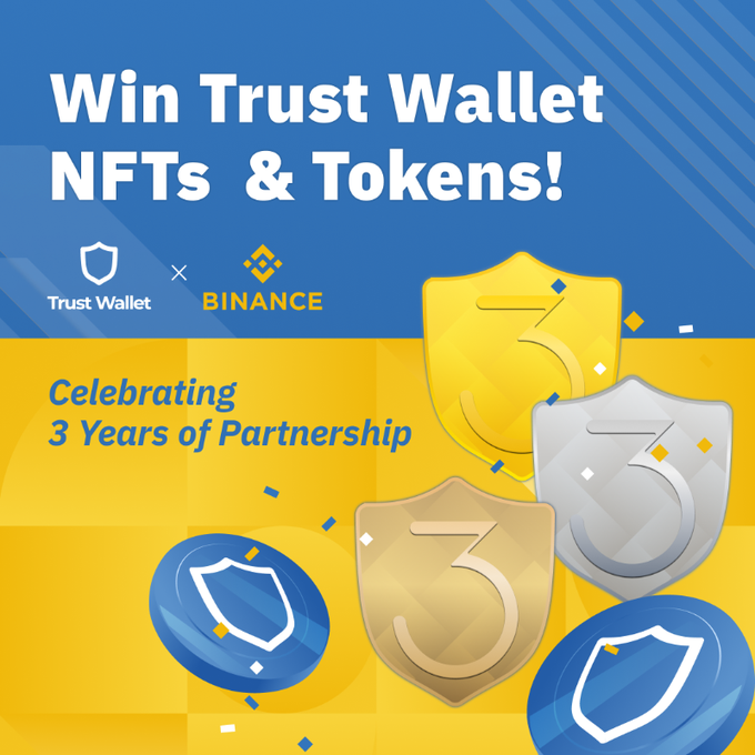 Trust Wallet and Binance Giveaway 2021-08-07